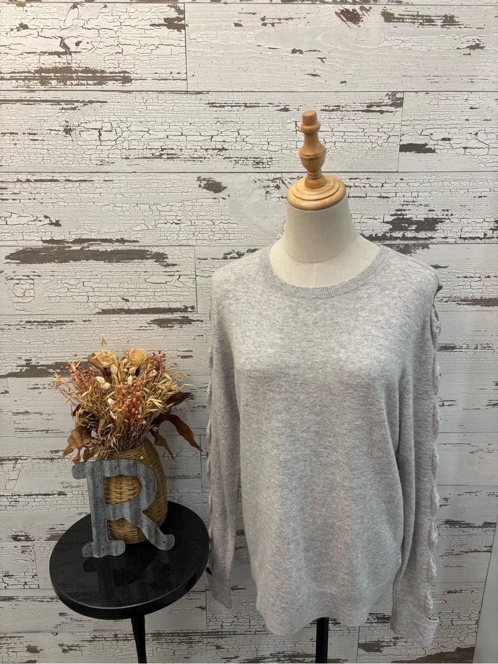 Ted Baker Light Gray Crewneck Sweater